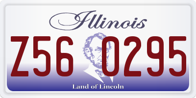 IL license plate Z560295