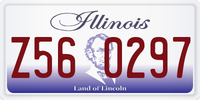 IL license plate Z560297
