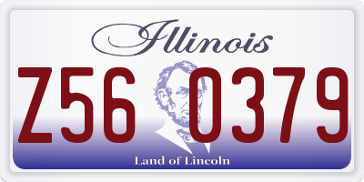 IL license plate Z560379