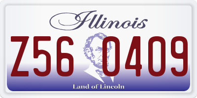 IL license plate Z560409