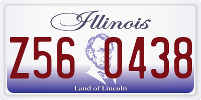 IL license plate Z560438