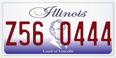 IL license plate Z560444