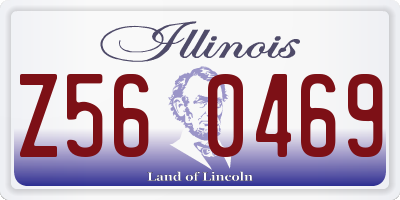 IL license plate Z560469