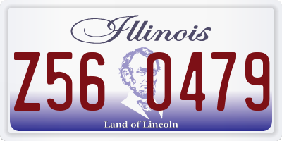 IL license plate Z560479