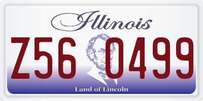 IL license plate Z560499