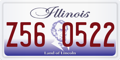 IL license plate Z560522
