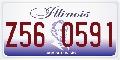 IL license plate Z560591