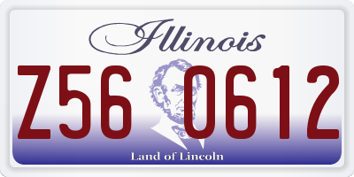 IL license plate Z560612