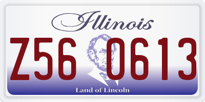 IL license plate Z560613