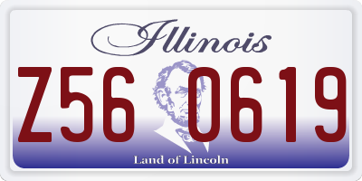 IL license plate Z560619