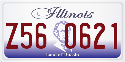 IL license plate Z560621