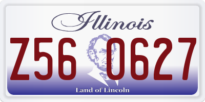 IL license plate Z560627