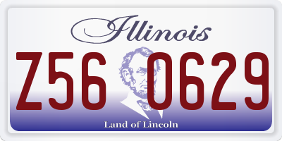 IL license plate Z560629