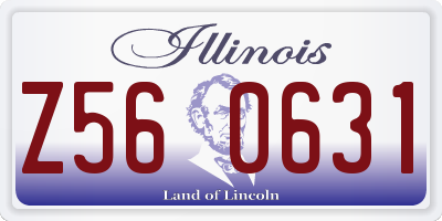 IL license plate Z560631