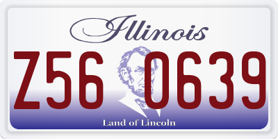 IL license plate Z560639