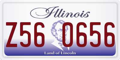 IL license plate Z560656