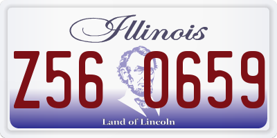 IL license plate Z560659