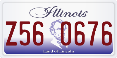 IL license plate Z560676