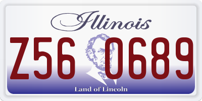 IL license plate Z560689