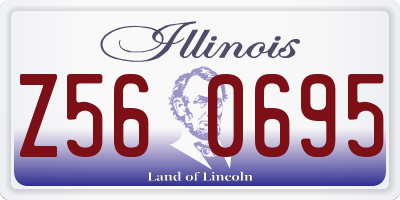 IL license plate Z560695