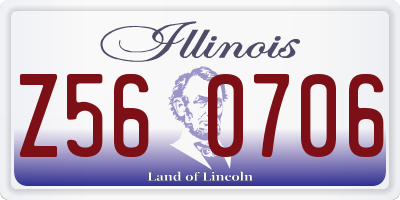 IL license plate Z560706