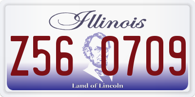 IL license plate Z560709