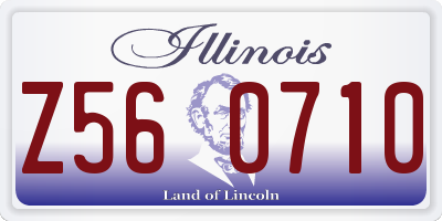 IL license plate Z560710