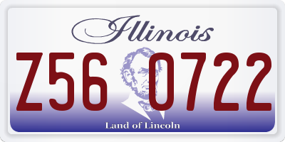 IL license plate Z560722