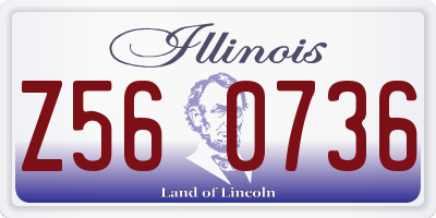 IL license plate Z560736
