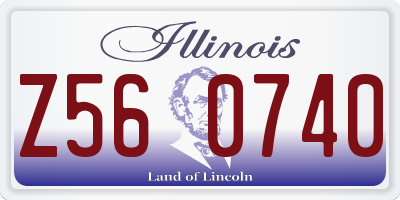 IL license plate Z560740