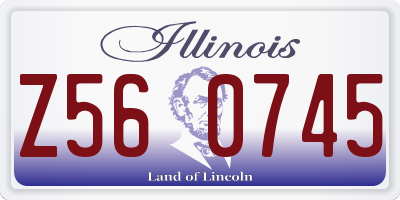 IL license plate Z560745
