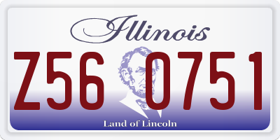 IL license plate Z560751