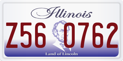 IL license plate Z560762