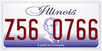 IL license plate Z560766