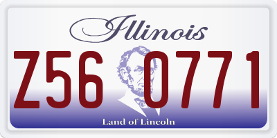 IL license plate Z560771