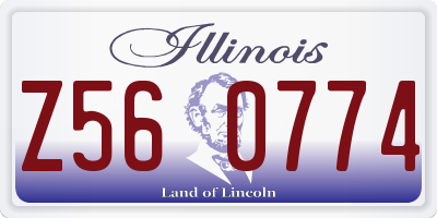 IL license plate Z560774