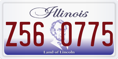 IL license plate Z560775