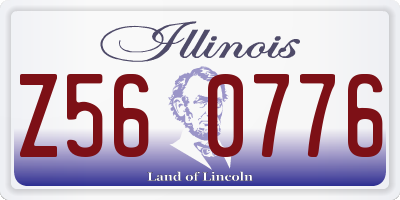 IL license plate Z560776