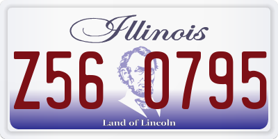IL license plate Z560795