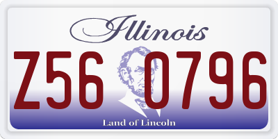 IL license plate Z560796