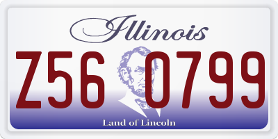 IL license plate Z560799