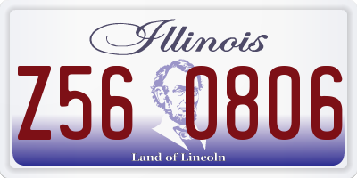 IL license plate Z560806