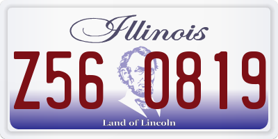 IL license plate Z560819