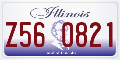 IL license plate Z560821