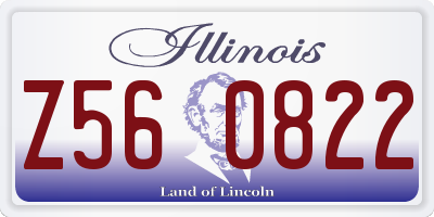 IL license plate Z560822
