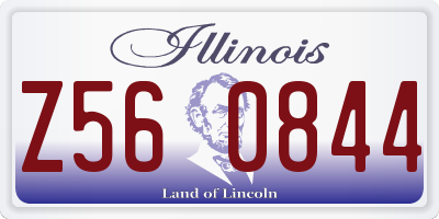 IL license plate Z560844