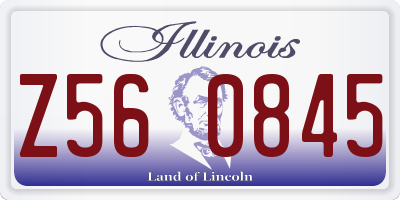 IL license plate Z560845
