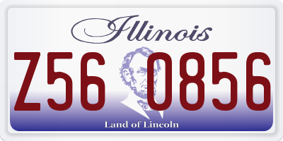 IL license plate Z560856
