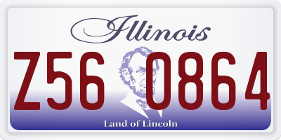 IL license plate Z560864