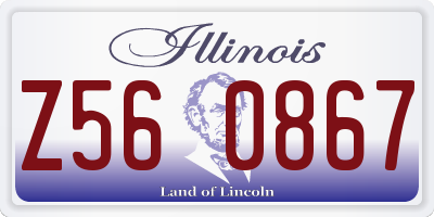 IL license plate Z560867